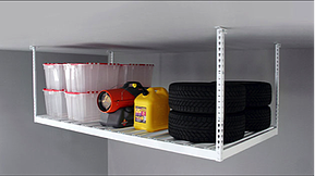 Overhead garage storage